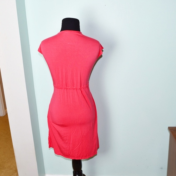 Beautiful Coral Flowy Dress - Picture 2 of 2